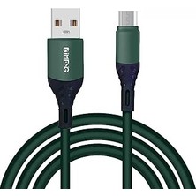Nacario Imeng 6A 100W USB A To Micro Data ve Hızlı Şarj Kablosu 1 Metre Yeşil