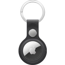 Nacario Apple Airtag Mikro Dokuma Anahtarlık - Siyah ​​​​​​​