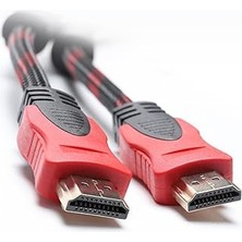 Nacario Vetech 1.5 Metre HDMI Kablo Örgü Sargılı Dayanıklı Full Hd Televizyon/monitör/tv HDMI Kablosu/uydu Alıcısı Uyumlu HDMI Kablosu