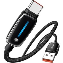Nacario Mcdodo CA-0020 Usb-A To Usb-C 6A Akıllı Şarj Kablosu 1.2m Siyah