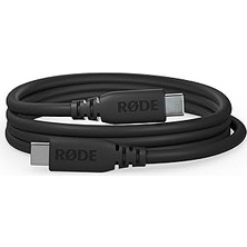 Nacario Røde SC27 Superspeed Usb-C - Usb-C Kablosu, 5gbps ve 60W Güç Kaynağına Kadar Hızlı Veri Aktarımı Için (2m, Siyah)