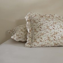 Nacario Karaca Home Mizu Fırfırlı 2'li Yastık Kılıfı Offwhite