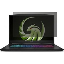 Nacario Engo Msı Bravo 17 D7VF 17.3 Inç ile Uyumlu Hayalet Ekran Koruyucu Privacy Gizlilik Önleyici