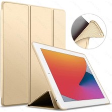 Nacario Undeplus iPad Air 3 10.5" ile Uyumlu Kılıf Arkası Silikon Smart Case A2152 A2123 A2153 A2154 Gold