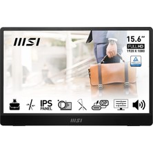 Nacario Msi Pro MP161 E2 15.6" 4ms (Gtg) 60Hz Adaptive-Sync IPS Full Hd Taşınabilir Monitör