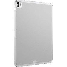 Nacario Zore Apple ile Uyumlu iPad Pro 13 2024 Kılıf Zore Tablet Süper Silikon Kapak Şeffaf