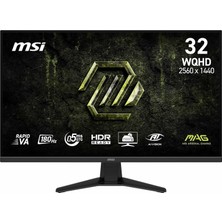 Nacario Msı 31.5" Mag 325QF E18V, Gaming Monitör, Wqhd, 16:9 Flat, Rapid Va, 180Hz, 0.5ms, Adaptive-Sync