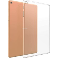 Nacario Samsung Galaxy Tab A7 10.4 T500 T505 T507 ile Uyumlu Kılıf Tablet Hibrit Silikon Case Şeffaf