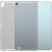 Nacario Zore Apple ile Uyumlu iPad Air 11 2024 Kılıf Tablet Süper Silikon Kapak Şeffaf
