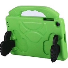 Nacario Apple iPad 8. Nesil 10.2 ile Uyumlu Kılıf Tutmalı Standlı Silikon Case A2270 A2428 A2429 A2430 Yeşil