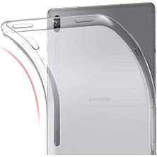 Nacario Samsung Galaxy Tab S7 Plus T970 T975 T977 ile Uyumlu Kılıf Tablet Hibrit Silikon Case Renksiz