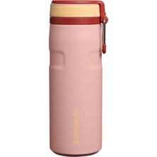Nacario Stanley The Iceflow Aerolight Twist Flip Termos 0.47 Lt (16 Oz) - Peach Rose