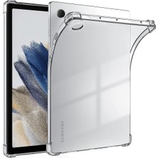 Nacario Samsung Galaxy Tab A8 10.5 SM-X200 2021 ile Uyumlu Kılıf Darbelere Dayanıklı Şeffaf Kapak Renksiz