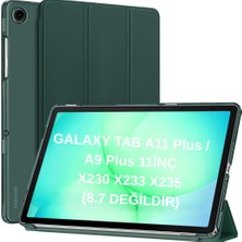 Nacario Undeplus Samsung Galaxy Tab A11 Plus 11INÇ X230 ile Uyumlu Kılıf Pu Deri Smart Standlı Case Uyku Modlu X235 X236F