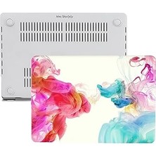 Nacario Mcstorey MacBook Air 13 Inç Kılıf A2337 M1 A2179 A1932 Uyumlu Mat Sert Kapak Uv Baskılı Modern Desenli Koruyucu Hard Case Ince Hafif Laptop Kılıfı Pembe