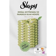 Nacario Sleepy 90' Lı Zeytinyağlı Pamuklu Bebek Mendili 29 Al 27 Öde Hediyeli