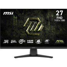 Nacario Msı 27" Mag 272F X24, Gaming Monitör, Fhd, 16:9, Flat, Rapid Ips, 240Hz, 0.5ms (Min.), Adaptive-Sync