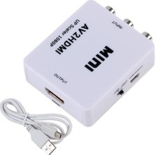 Nacario Alfais AL-4553 Rca Av To HDMI Dönüştürücü Adaptör