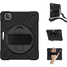 Nacario Constraın - iPad Pro ile Uyumlu 11 2020 (2.nesil) Defender Tablet Silikon - Siyah