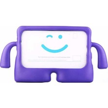 Nacario Constraın - Galaxy Tab A9 ile Uyumlu Tknc Ibuy Standlı Tablet Kılıf-Mor - Beyaz 1