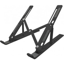 Nacario Bakgelal 7 Kademeli Ayarlı Katlanabilir Laptop Tablet Standı Siyah