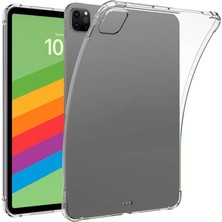 Nacario Zore Apple ile Uyumlu iPad Pro 13 2024 Kılıf Tablet Nitro Anti Shock Silikon Kapak Şeffaf