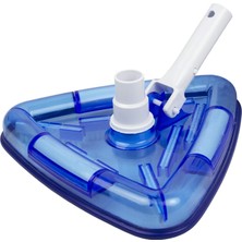 Nacario Poolmaster 27514 Clear-View Üçgen Vinil Astar Yüzme Havuzu Süpürgesi, Mavi