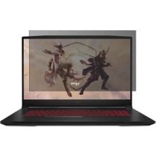 Nacario Engo Msı Katana GF66 15.6 Inç ile Uyumlu Hayalet Ekran Koruyucu Şeffaf 16:9 Privacy Gizlilik Önleyici