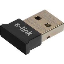 Nacario S-Link SLX-BL050 Bluetooth 5.0 Alıcı, Mini Dongle USB Alıcı, Bt V5.0 Adaptör, USB Bluetooth 5.0, WIN10 Tak Çalıştır, Çoklu Cihaz Bağlama