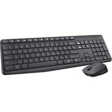 Nacario Logıtech MK235 Kablosuz Q Trk Siyah Multimedya Klavye - Mouse Set 920-007925