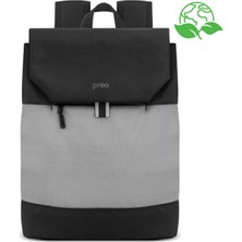 Nacario MCS-1301 14.1" " Mycase Eco Günlük Siyah Gri Sırt Çantası