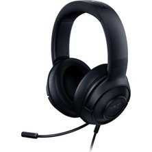 Nacario Razer Kraken x Lite - Ultra Hafif Oyun Kulaklığı Surround Ses - Hafif Alüminyum Çerçeve - Bükülebilir Kardioid Mikrofon - Pc, Ps4, Ps5, Switch, Xbox Serisi, Mobil - Siyah