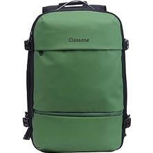 Nacario Classone VC173-07G Vıp Vacum Travel Serisi 14,15.6, 17,3 Inç Vakum Laptop Sırt Çantası- Yeşil