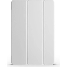Nacario Constraın - Galaxy Tab A9 ile Uyumlu Smart Cover Standlı 1-1 Kılıf-Gri 3