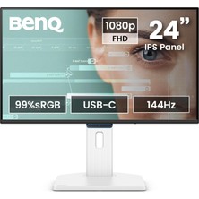 Nacario Benq GW2490TC 23.8'' IPS Full Hd 144Hz HDMI Dp Usb-C mm Pivot Asonsörlü Eyecare Ev Ofis Monitörü