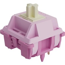 Nacario Akko V3 Creamy Purple Pro Klavye Anahtarı, Mekanik Oyun Klavyesi, 5-Pin 30GF Dokunmatik Anahtarlar (45 Adet)