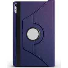 Nacario Psr Aksesuar TB350UF Zore Dönebilen Standlı Kılıf-Lacivert Lenovo Tab P11 11.5 (2.nesil) ile Uyumlu