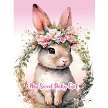 Nacario Independently Published My Sweet Baby Girls, Baby Daily Logbook: Large Journal For Baby Routine Tracking, Feeding, Diapers, Medicine, Activity And Mood, Pink Cute Bunny For Girl