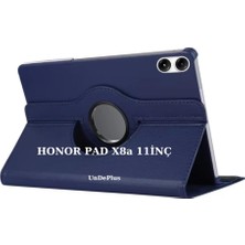 Nacario Undeplus Honor Pad X8B X8A 11INÇ ile Uyumlu Kılıf 360 Dönebilen Standlı Case (Honorpad X8/x8 Pro Değildir)