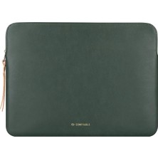 Nacario Comfyable Tablet Kılıfı iPad Pro 11 Inç M4 M2 4. / 3. Nesil 2022/2021 / iPad Air 11" M2 2024 2022 ve Akıllı/sihirli Klavye ile Uyumlu Kalem Tutucu-Pu Deri Çanta Su Geçirmez Ince Kılıf - Yeşil