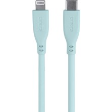 Nacario Omars Usb-C To Mfı Lightning iPhone Silikon Pd Hızlı Şarj Kablosu Yeşil