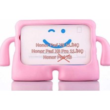 Nacario Huawei Honor Pad X9A / X9 / X8 Pro 11.5 Inç ile Uyumlu Kılıf Çocuklara Özel Silikon Case (Düz X8 Değildir) Pembe Açık