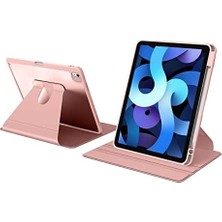 Nacario Undeplus iPad Air 11INÇ M4/m3/m2 2026-2024 ile Uyumlu Kılıf Şeffaf Dönebilen Kalem Bölmeli