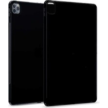 Nacario Psr Aksesuar Siyah 2020 (4.nesil) - Tablet Süper Silikon Kapak-Siyah iPad Pro 12.9 Pro ile Uyumlu
