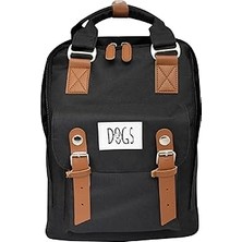Nacario Biggdesign Dogs USB Girişli Suya Dayanıklı 14 Inç Laptop Uyumlu Okul Sırt Çantası Siyah