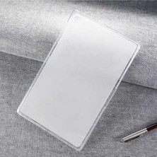 Nacario Constraın - Lenovo M10 Plus TB-X606F Kılıf ile Uyumlu Tablet Süper Silikon Kapak-Renksiz