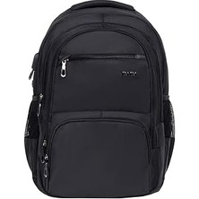 Nacario Dada 04 Ortaokul Lise Üniversite Okul Çantası Laptop Dizüstü Bilgisayar Çantası 14"-15,6" Inç Unisex Gündelik Kadın Erkek Sırt Çantası USB Type-C Aparat Darbe Emici Koruma Su Geçirmez Kumaş
