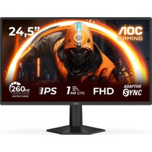 Nacario Aoc 25G50Z 24.5" 260Hz(OC) 1ms HDMI Dp Adaptive Sync HDR10 Fhd Fast IPS Gaming Monitör 25G50Z