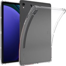 Nacario Samsung Galaxy Tab S9 X710 S9 Fe X510 ile Uyumlu Kılıf Darbelere Dayanıklı Şeffaf Kapak X716 X718 X516 Renksiz