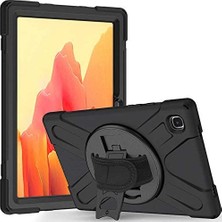 Nacario Zore Galaxy ile Uyumlu Tab A7 10.4 T500 2020 Defender Tablet Silikon Siyah